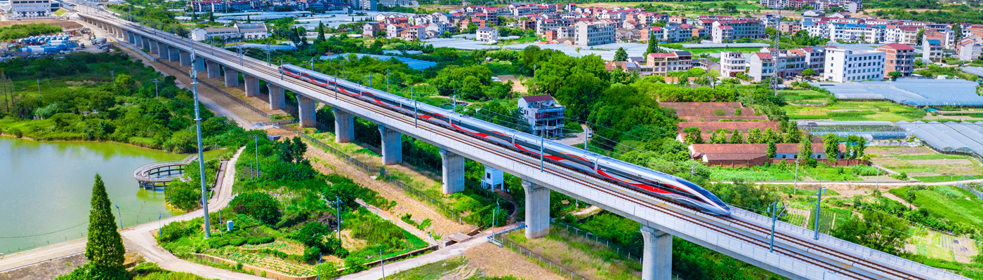 杭溫鐵路跨杭黃鐵路特大橋